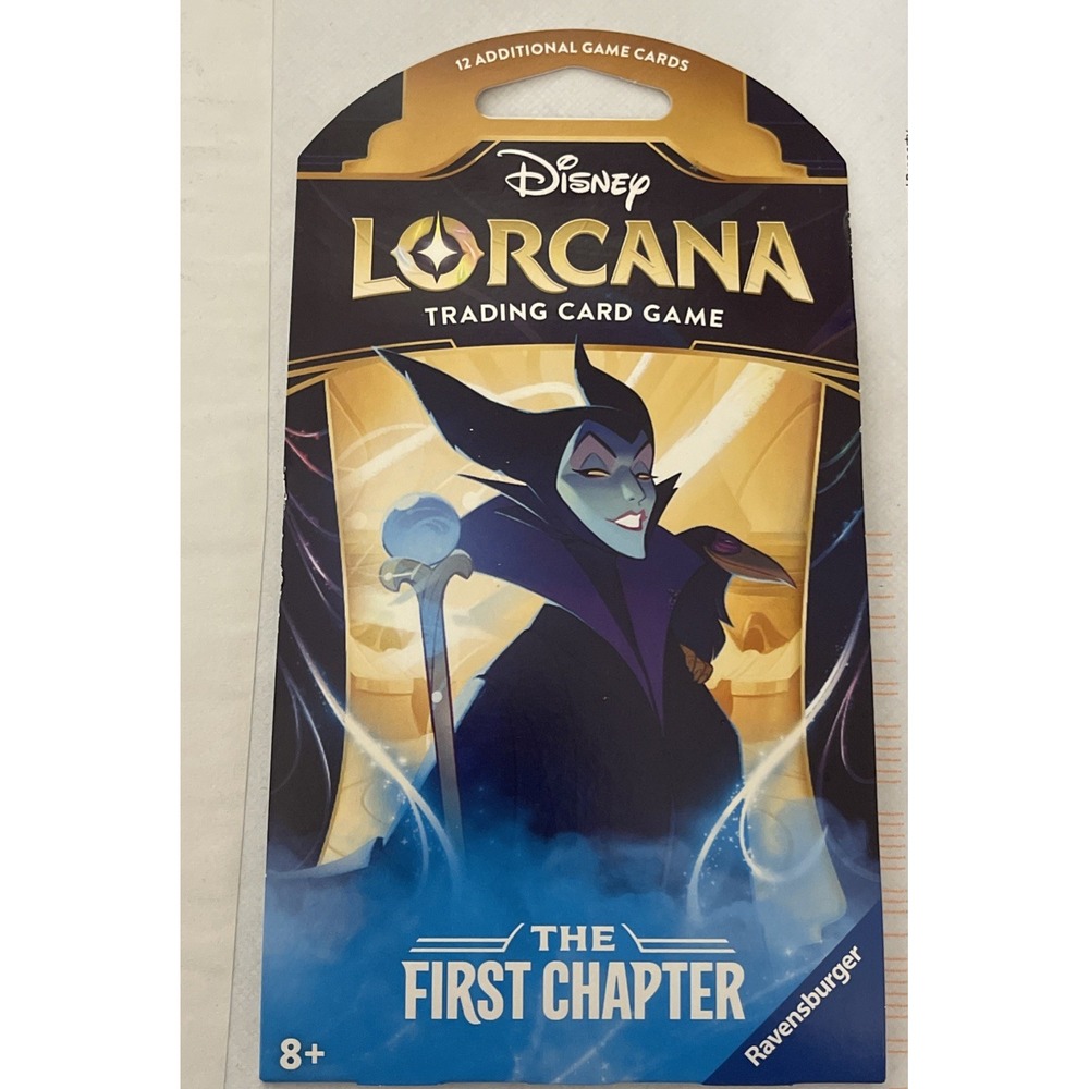 New Disney Lorcana First Chapter Sleeved Booster Pack Sealed